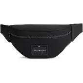 Tommy Hilfiger Sacs banane 'Logo Patch Textured' noir