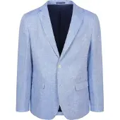 Suitable Veste de Costume De Lin Panama Bleu Clair