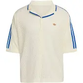 Adidas Originals Knitted Short Sleeve Shirt Blanc L Homme