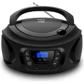 Silva Radio 30 W FM avec lecteur CD et écran LCD, 20 stations mémorisables, noir
