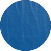 vidaXL Tapis de piscine extra-résistant Ø 381 cm, PE rond 400 μm, bleu