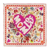 Codello Foulard 'LOVE MOM' rouge