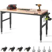 OEM Poste de travail réglable 1524 x 559 mm, 907 kg, àélectrique