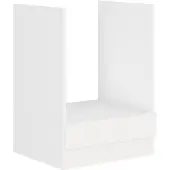 Atlas Armoire à four -Reproduction blanc - L60cm - Vendu sans plan de travail