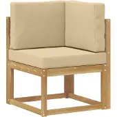 vidaXL Ensemble de salon de jardin 10 pièces, blanc et beige