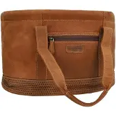 OEM Sac en cuir pour vélo, beige, amovible, avec poignée