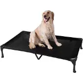 OEM Lit surélevé rafraîchissant pour chien XL noir