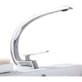 OEM Robinetterie de lavabo argentée pour salle de bains