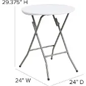 OEM Table pliante hydrofuge pour l'intérieur et l'extérieur