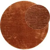 Tapis.nl Tapis Calissa cuivre 120 cm rond