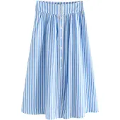 Next Jupe bleu ciel / blanc