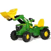 John Deere Trettraktor John Deere 6210R + Frontlader, Flüsterreifen, ab 3 Jahre