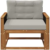 vidaXL Sofa de milieu extérieur Naturel