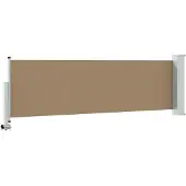 vidaXL , store de balcon, 100 x 300 cm, 100% polyester, fer, acier