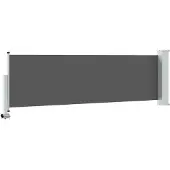 vidaXL , store de balcon, 100 x 300 cm, 100% polyester, fer, acier