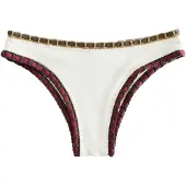 Next Bas de bikini jaune / olive / rouge rubis / blanc