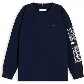 Tommy Hilfiger T-Shirt 'TEAM' marine / blanc