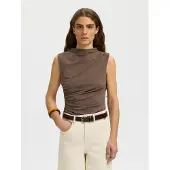 Selected Chemisier marron