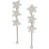 Avant Garde Boucles d'oreilles blanc