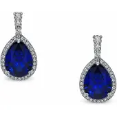 Avant Garde Boucles d'oreilles bleu foncé