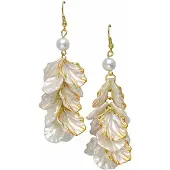 Avant Garde Boucles d'oreilles blanc