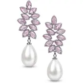 Avant Garde Boucles d'oreilles rose clair