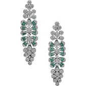 Avant Garde Boucles d'oreilles vert