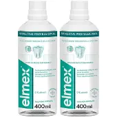 Elmex sensitive professional solution dentaire 2x400 ml Bain De Bouche