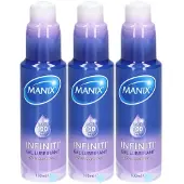 Manix infiniti gel lubrifiant silicone 3x100 ml Lubrifiant(S)