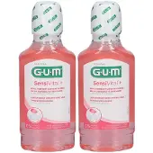 Gum SensiVital+ Bain de Bouche 2x300 ml Bain De Bouche