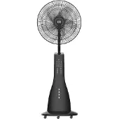 EDM Misting Standing Fan Argenté 41 x 128 cm / EU Plug 220V