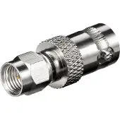 Goobay SMA Stecker auf BNC Buchse für RG 174/U Kabel (Bulk)