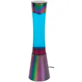Rabalux Lampadaire/Lampe décorative MINKA métal multicolore GY6.35 1x MAX 20W H:35cm Ø11cm Lampe rétro Lampe d'ambiance Lampe à paillettes Lampe de table Lampe lavale Lampe décorative