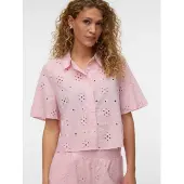 Vero Moda Eliza Short Sleeve Shirt Rose S Femme