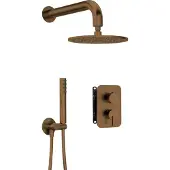 Deante Concealed Shower Set With Mixing Box And Head Bxyycqsm Doré