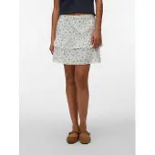 Vero Moda Jupe 'VMTrine' bleu clair / bleu foncé / olive / blanc