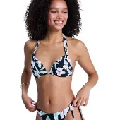 Roxy Essentials Pt Molded Fixed Triangle Bikini Top Noir S Femme