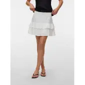 Vero Moda Jupe 'VMTrine' blanc