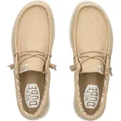 HEY DUDE Moccassin à lacets Wally Stretch Canvas