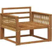 vidaXL Sofa de milieu extérieur Naturel