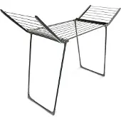 Relaxdays Séchoir sur pied 104x169x54,5cm Séchoir à linge pliable Longueur de séchage 13 m