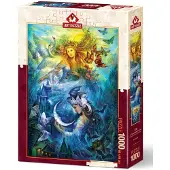 Art puzzle Puzzle Princesses du jour et de la nuit 1000 pièces