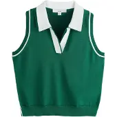 Next Tops en tricot sapin / blanc