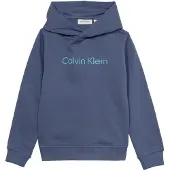 Calvin Klein Jeans Sweat 'Logo' aqua / bleu foncé