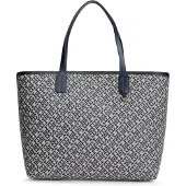 Tommy Hilfiger Cabas beige / bleu marine / bleu clair