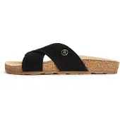 Tommy Hilfiger Mule 'Strap Cork' noir