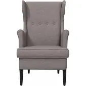 vidaXL fauteuil Taupe tissu