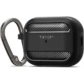 Spigen Armure robuste (Couvercle de l'étui de chargement), Étui pour écouteurs + casque, Noir