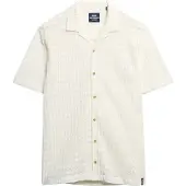 Superdry Knitted Texture Short Sleeve T-shirt Beige XL Homme
