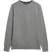 Superdry pour homme. M6110689A Pull en mélange gris (3XL), Casuel, Laine